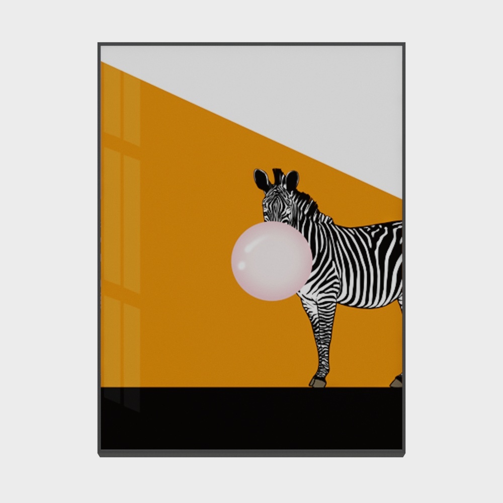 罗尚-现代风-客厅玄关装饰画-萌宠乐园3D模型