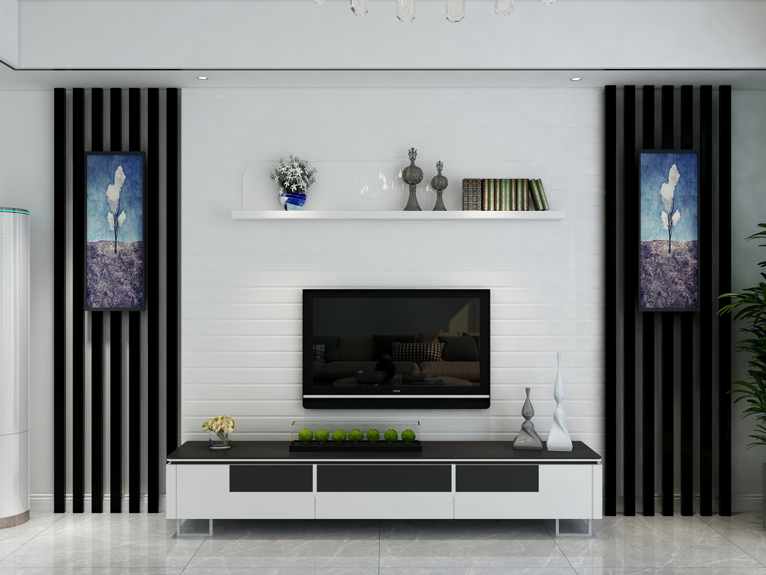 FZ梁凤-瑞和园89.50㎡B户型3室2厅1卫-装修设计方案