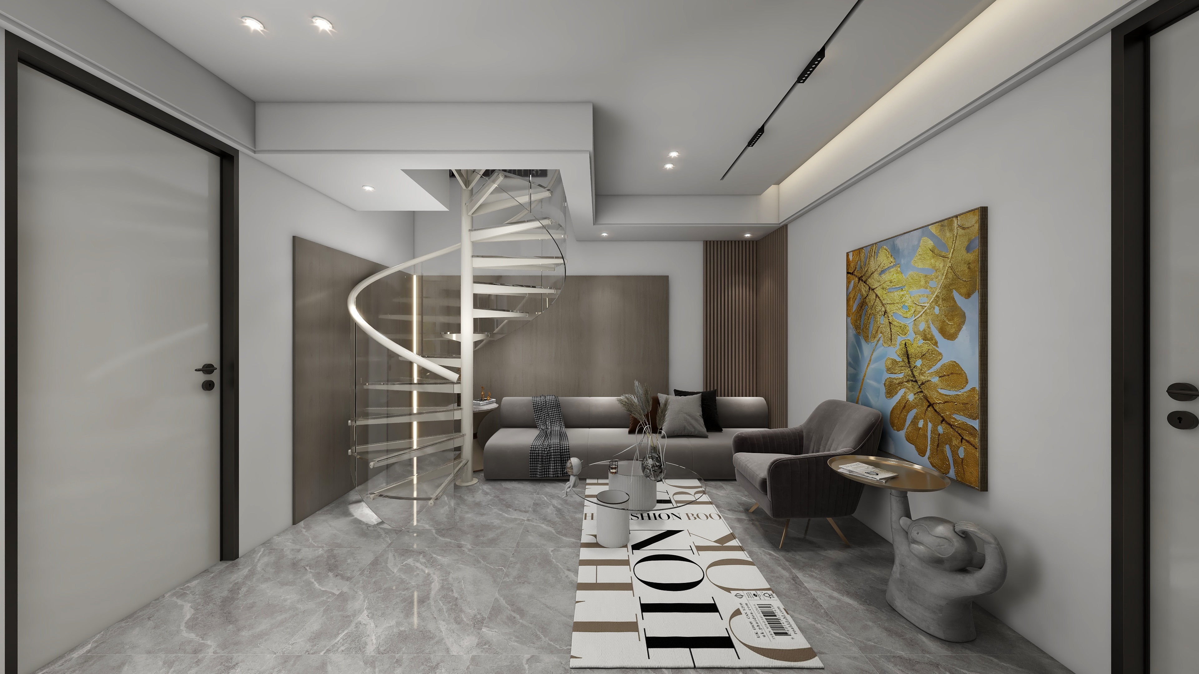 邹偕毓-侘寂风装修效果图