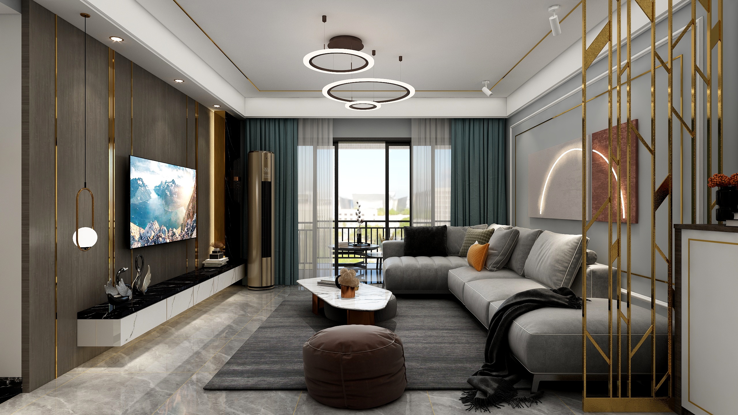 设计-星-凤凰花园之金属色-装修设计方案