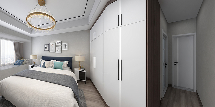 休空湖南常德彭雁_-蓉国新赋B7-1401效果图-装修设计方案