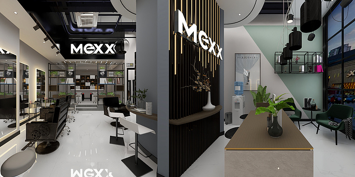 姚强-理发店-装修设计方案