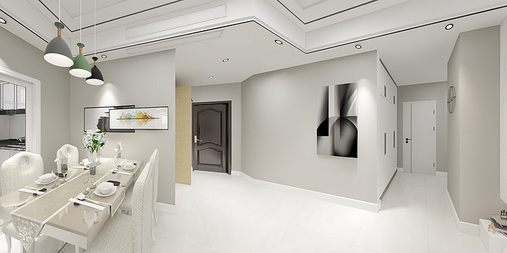 三宅设计傅-景山秀水12-2-703-装修设计方案