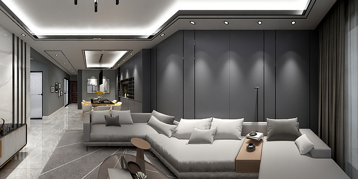 效果图有余-华发荣府-装修设计方案