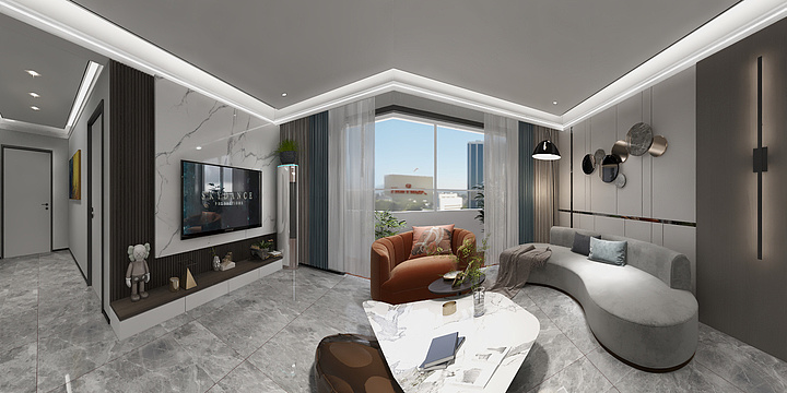 金辉丽川装饰有限公司-海天国际2-1-1001-装修设计方案