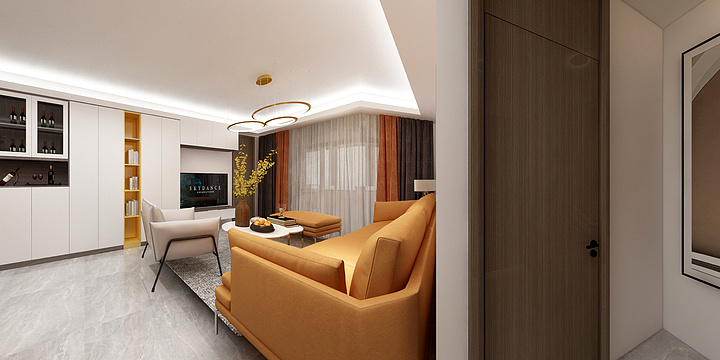 橙居全屋定制陈波-华润万橡府-装修设计方案