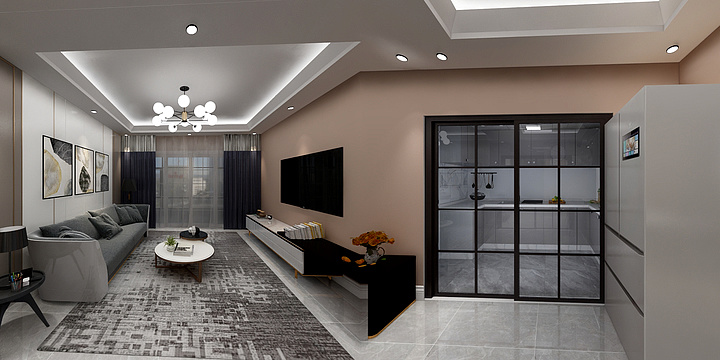 海南设计李工-金地华府-装修设计方案