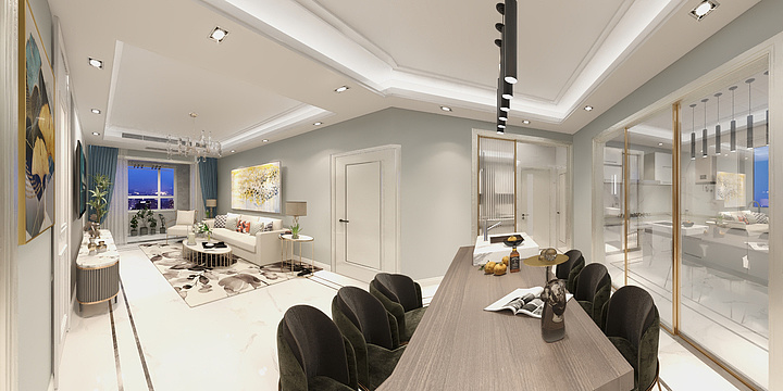 原素空间设计工作室-泉上文华-装修设计方案