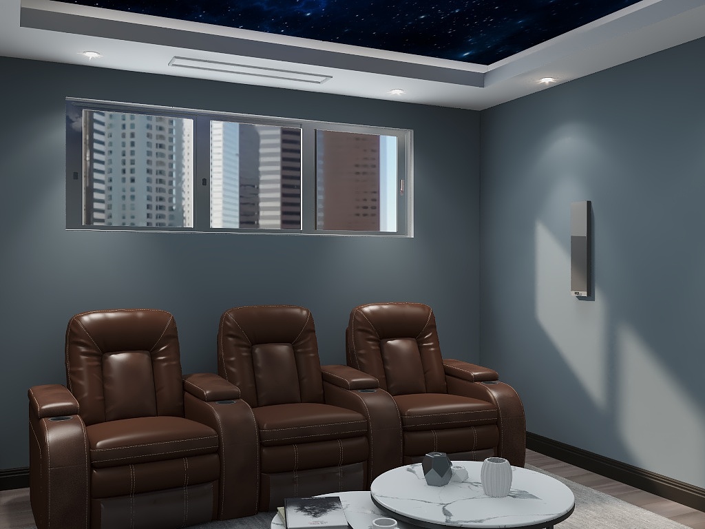 A龙发装饰蒋瑞-珑湖上镜独立影院-装修设计方案