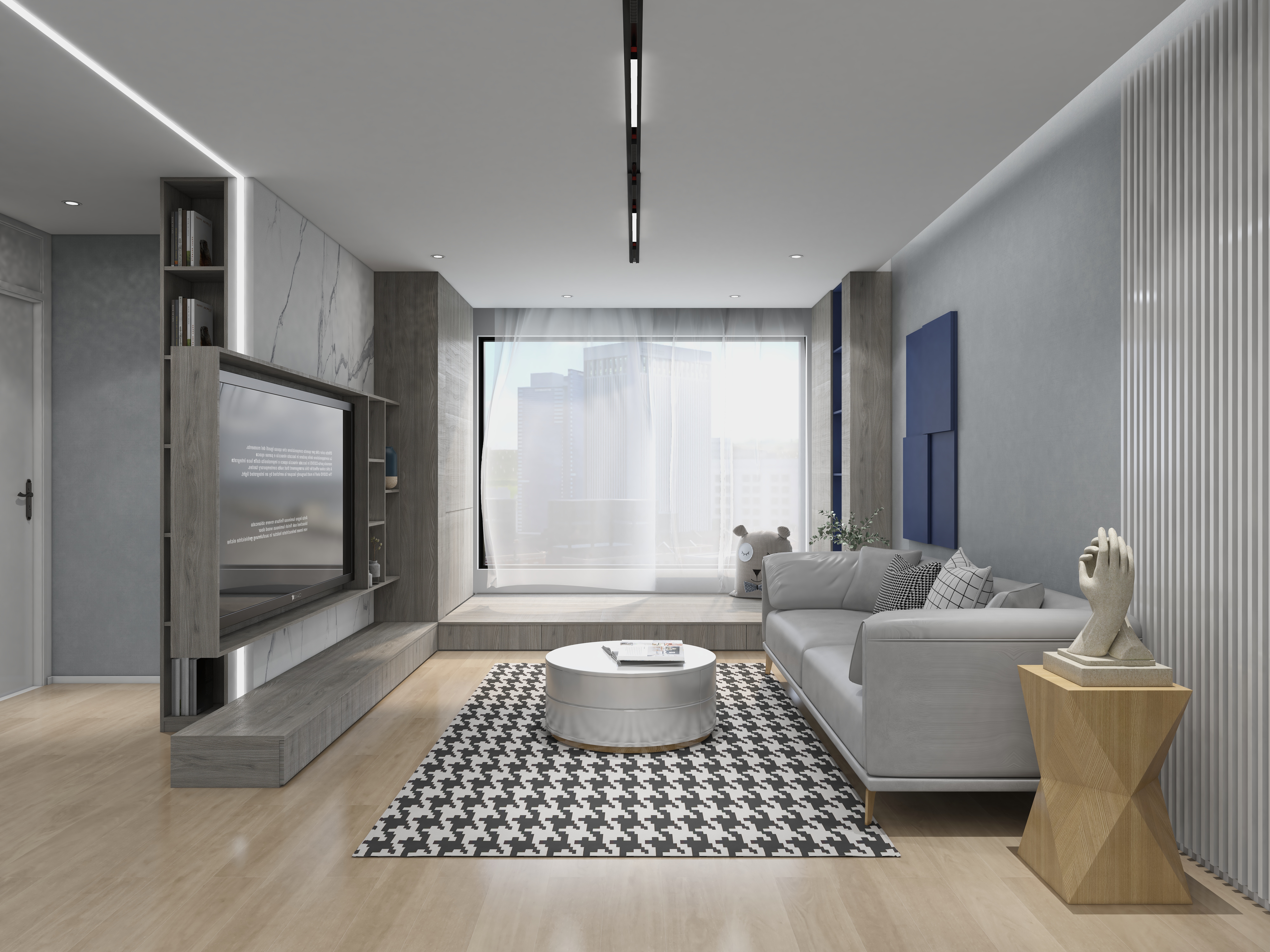 刘昌宇-现代-素静-装修设计方案