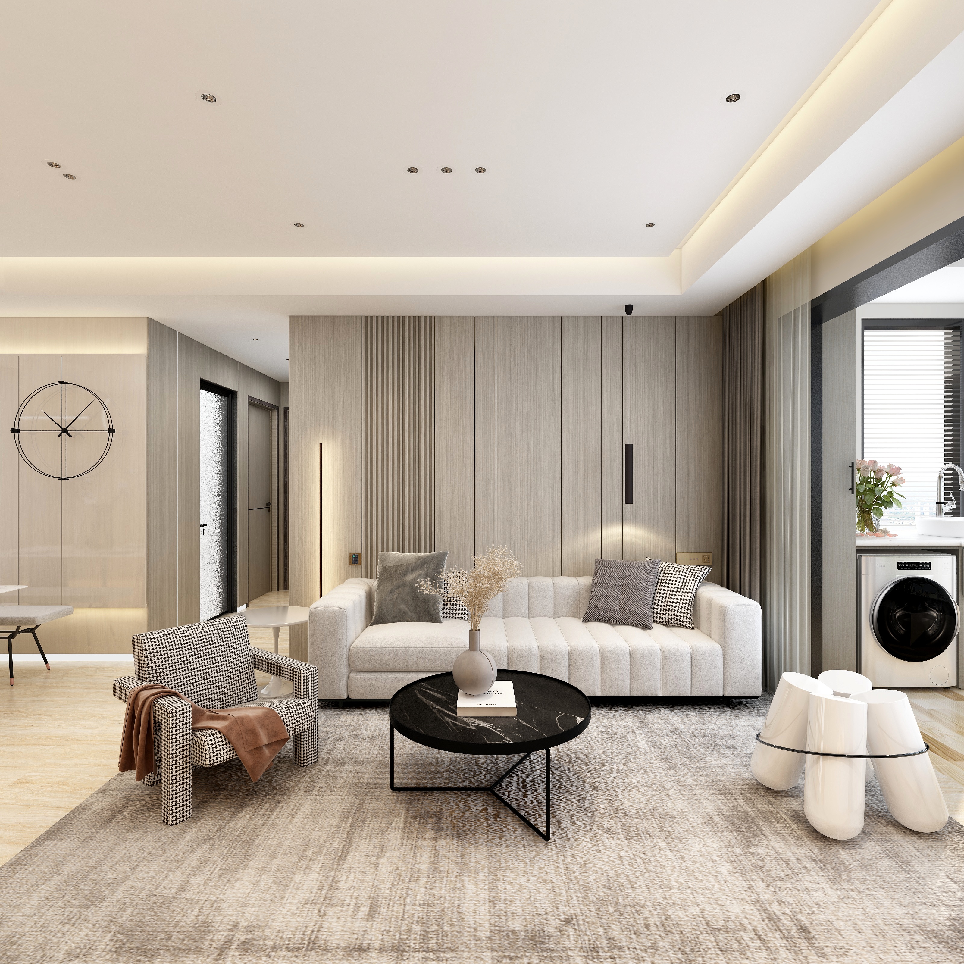 Ellen空间设计-《纯·幸》装修效果图