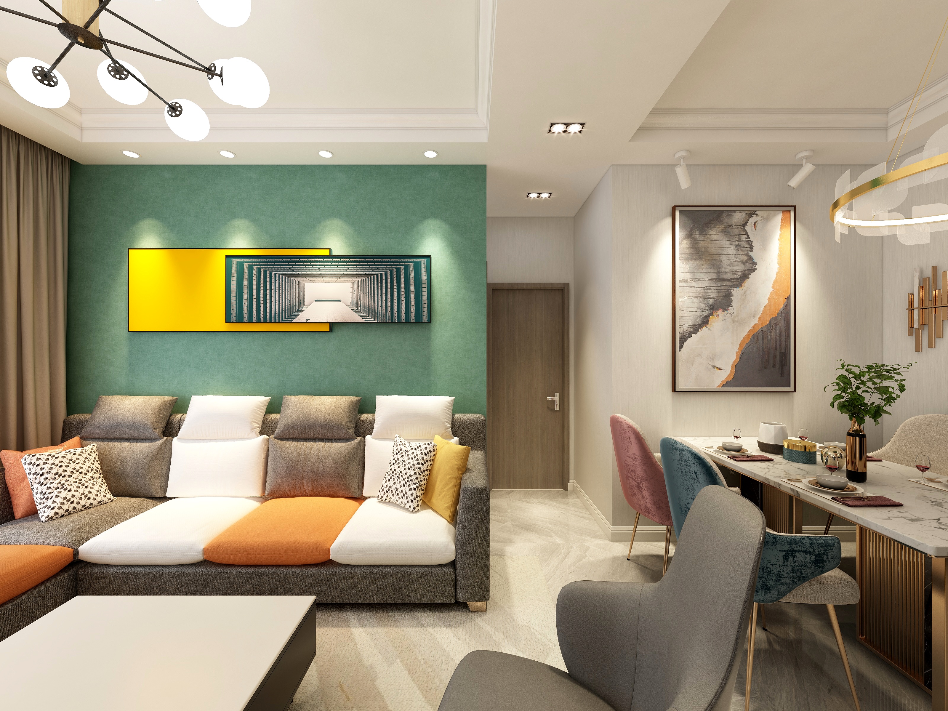 鹭渊设计周建-华美翡丽山-装修设计方案