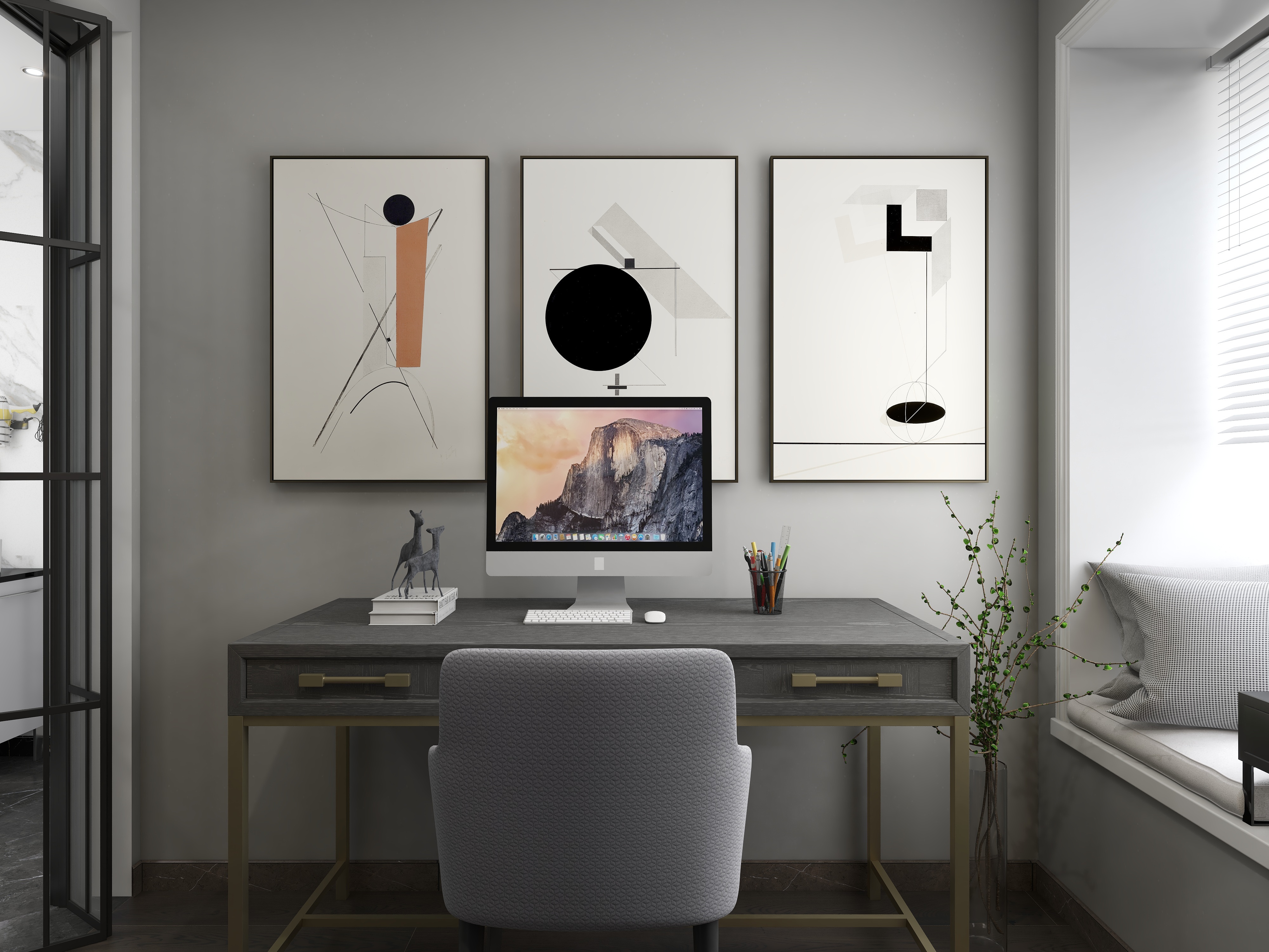 郭达光-【设计狂想】雅默-3室装修效果图