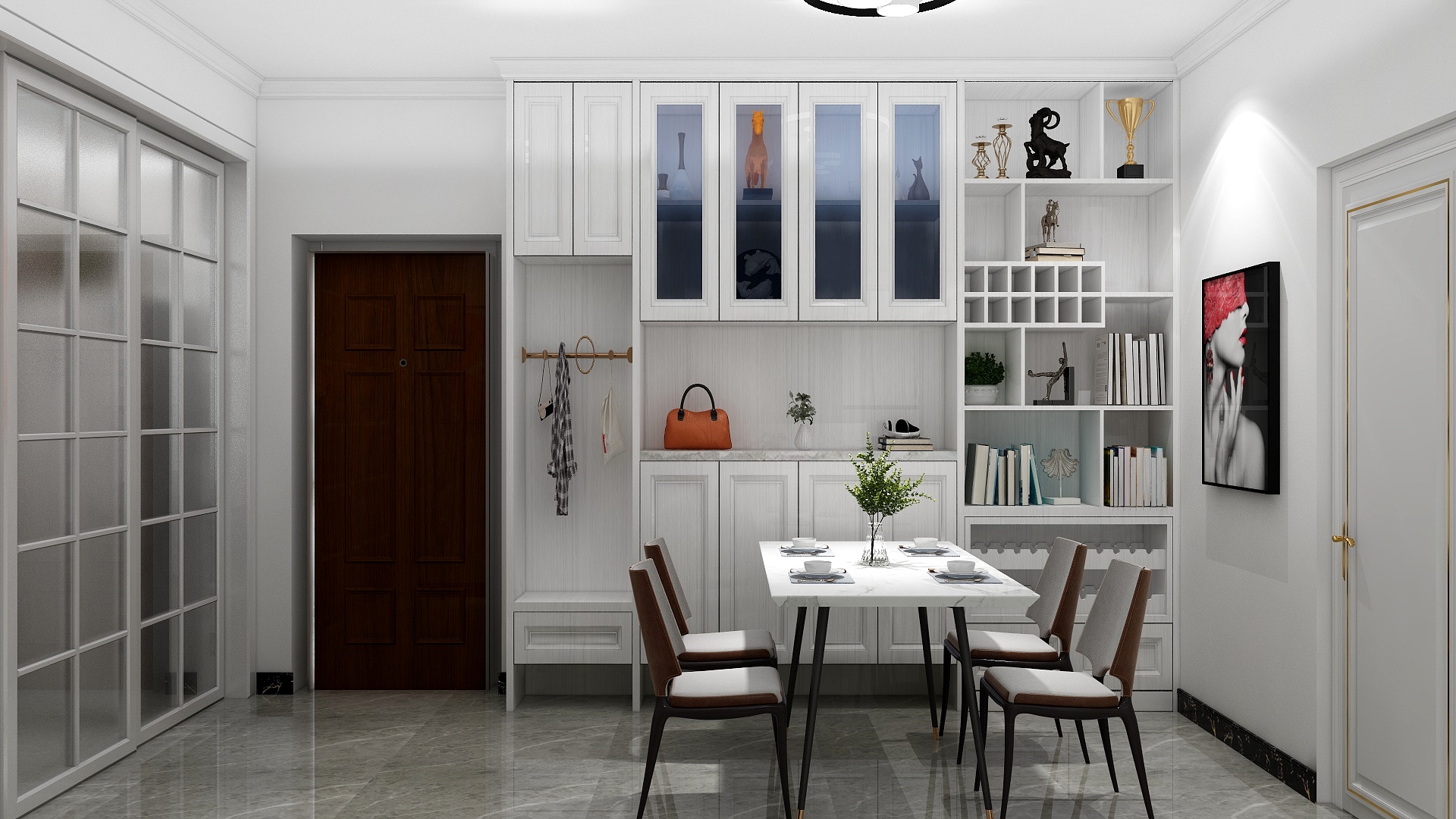 设计师v王飞-丰麟花园王飞1603现代简约-装修设计方案