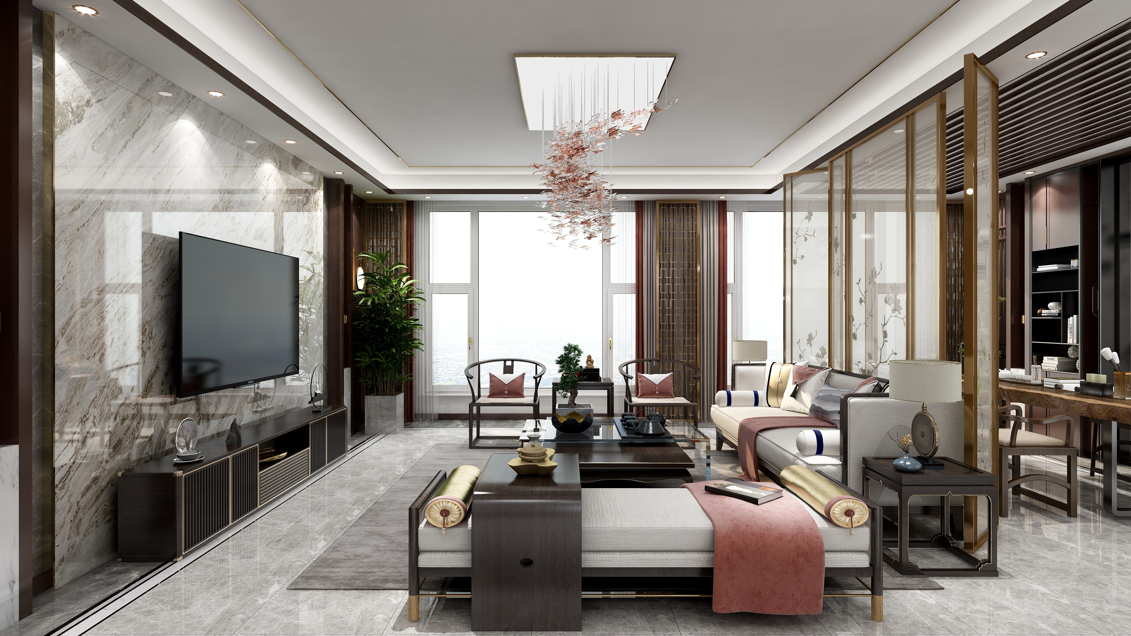 辛鹏飞设计师-《观自在》装修效果图