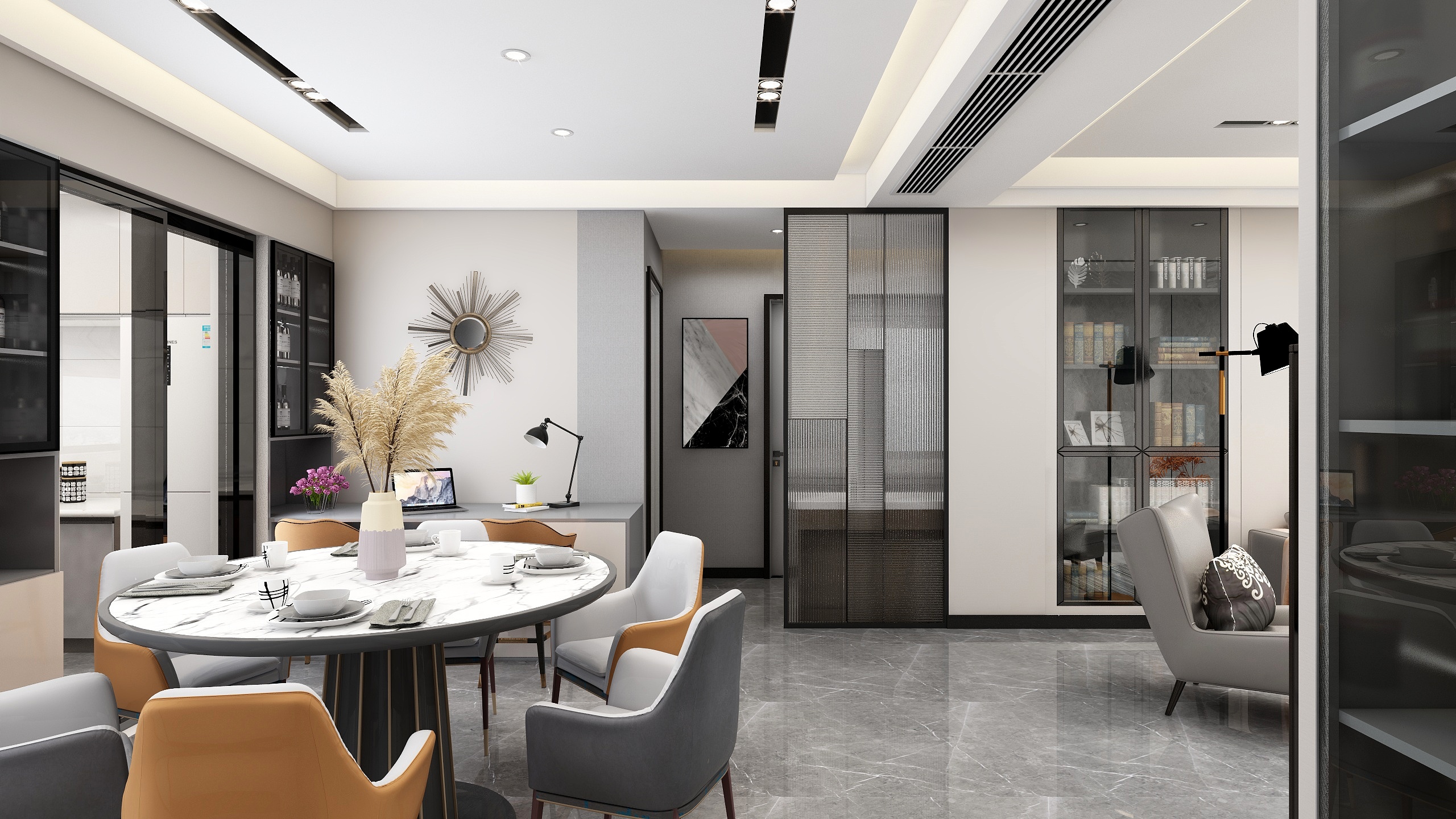 爱书不爱看-东辉小区现代风装修效果图