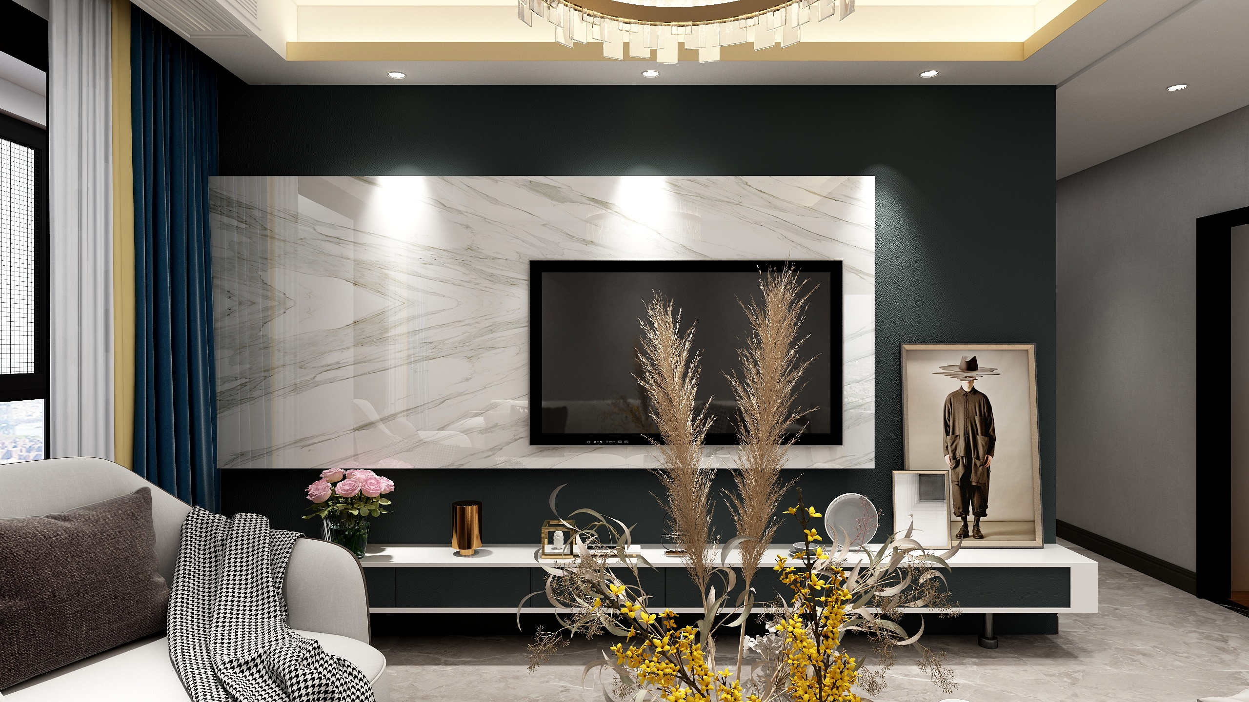 Masterzl张-银湖国际4-1-2201轻奢11-06改-副本-装修设计方案