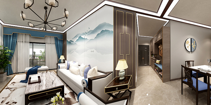 王爱环亚墙纸墙布-嘉禾逸园-装修设计方案