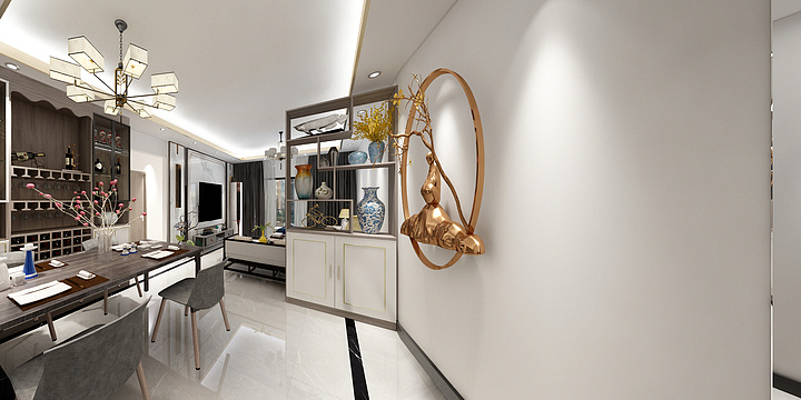 全案设计师林工-海悦中心-新中式-装修设计方案