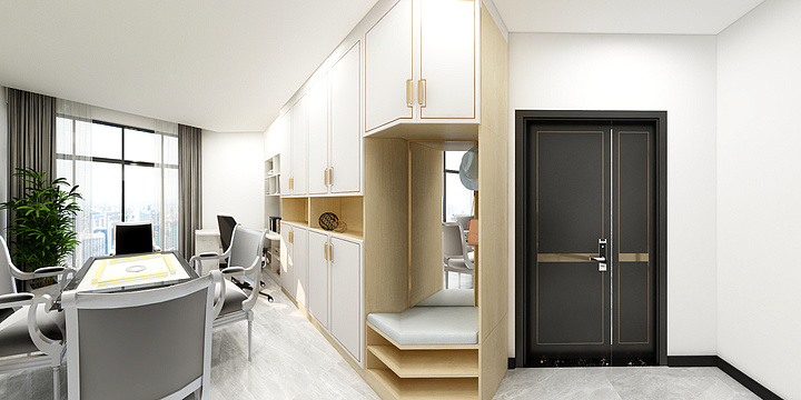 极创室内设计工作室-和谐世纪城-装修设计方案