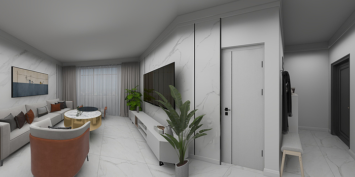 济南安华瓷砖旗舰店-卡拉卡塔NF080260-装修设计方案