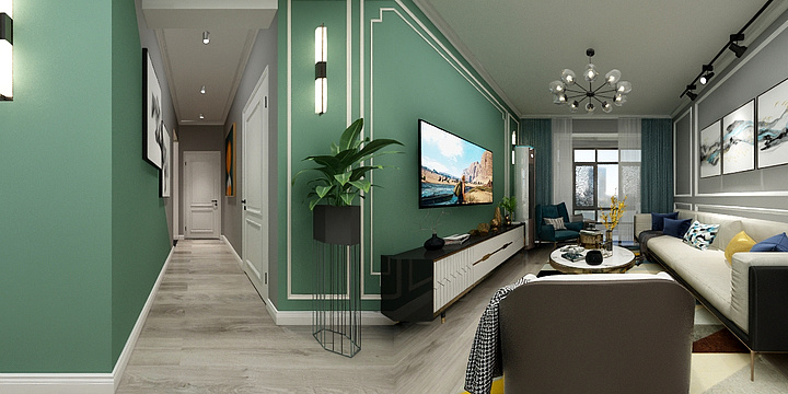 资深原创设计师-设计师别总--保利西海岸金总401-装修设计方案