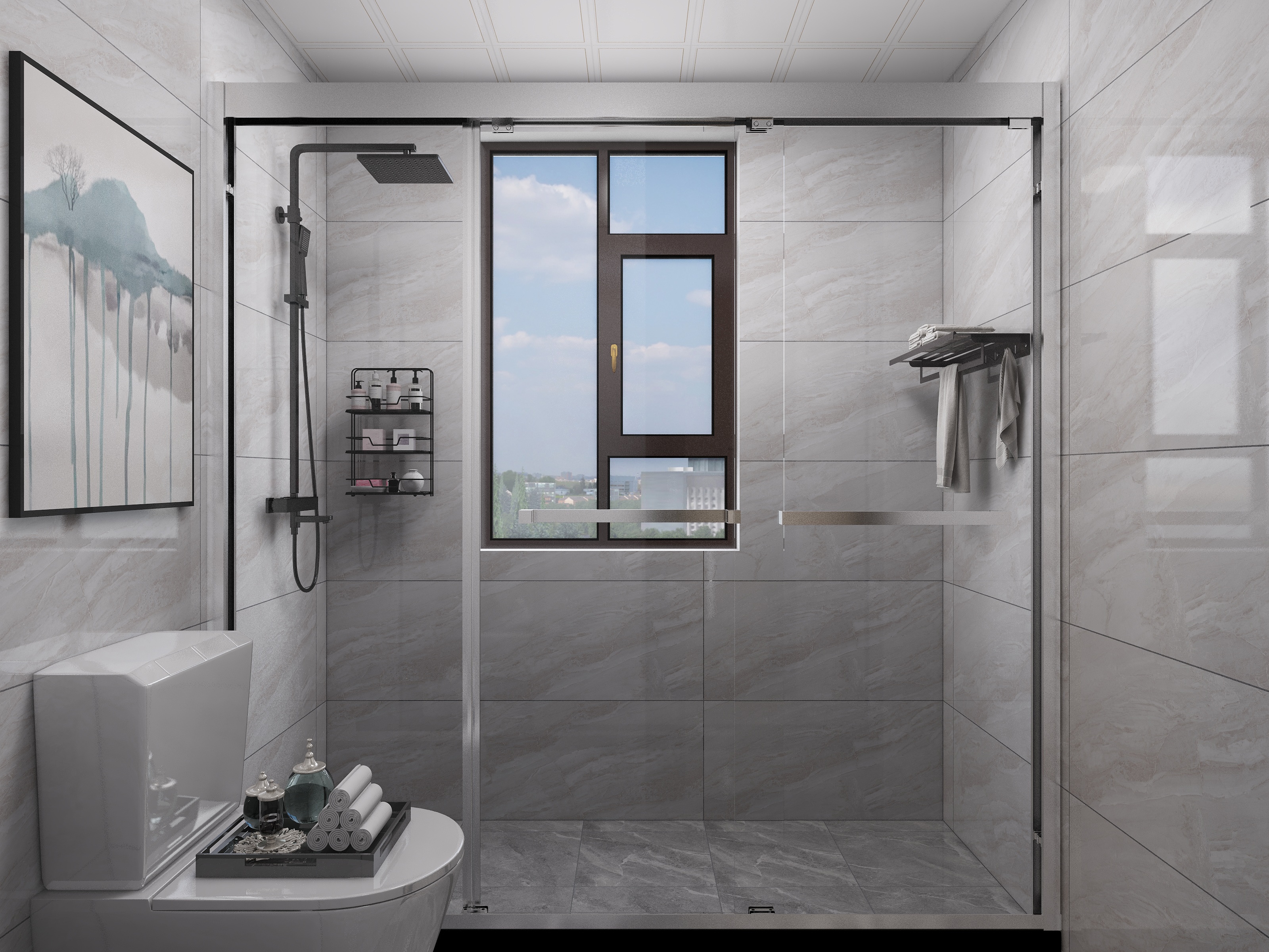 江众-《住宅》现代轻奢3居装修效果图