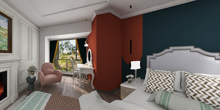 松果设计-顺泽自在城-简美-装修设计方案