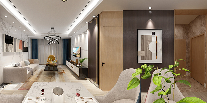 李奇君-昆仑御125平方|王总-装修设计方案