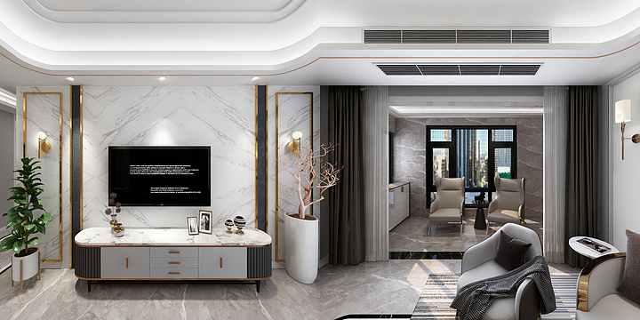 室内设计陈果-灌南书苑7号4室样间-装修设计方案