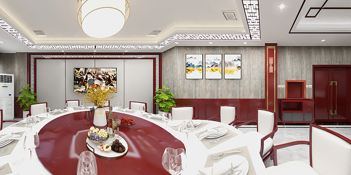 设计起源生活-鼎盛厅-装修设计方案