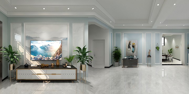 匠仁装饰-葛庄雅居-北欧风格-装修设计方案