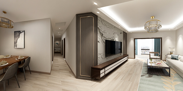 AA空间设计官官-浅水半岛-装修设计方案