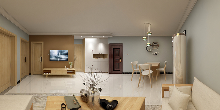 李源乾-华山安置一区81㎡-装修设计方案