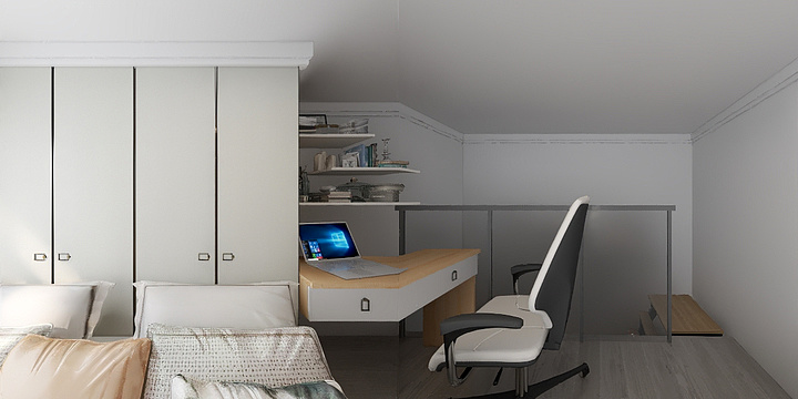 室内设计师马克-中港58  2楼-装修设计方案