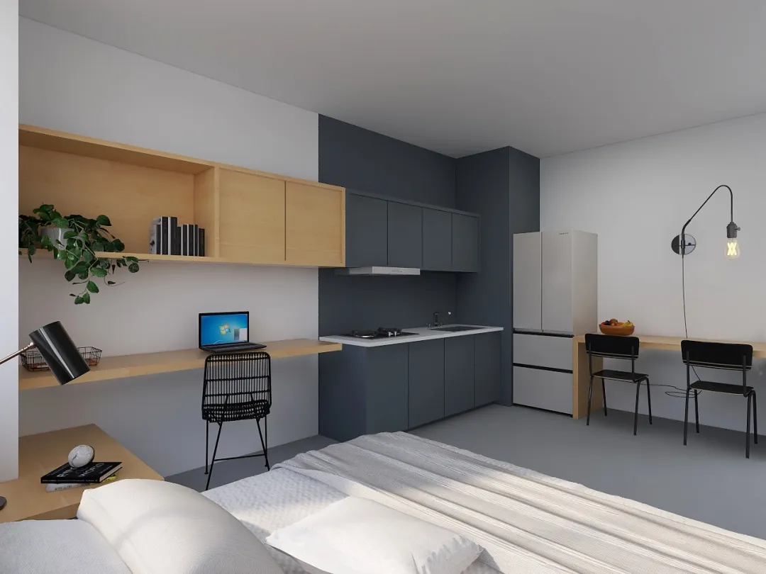 呼伦贝尔G高航的装修设计方案:Tiny Apartment Idea