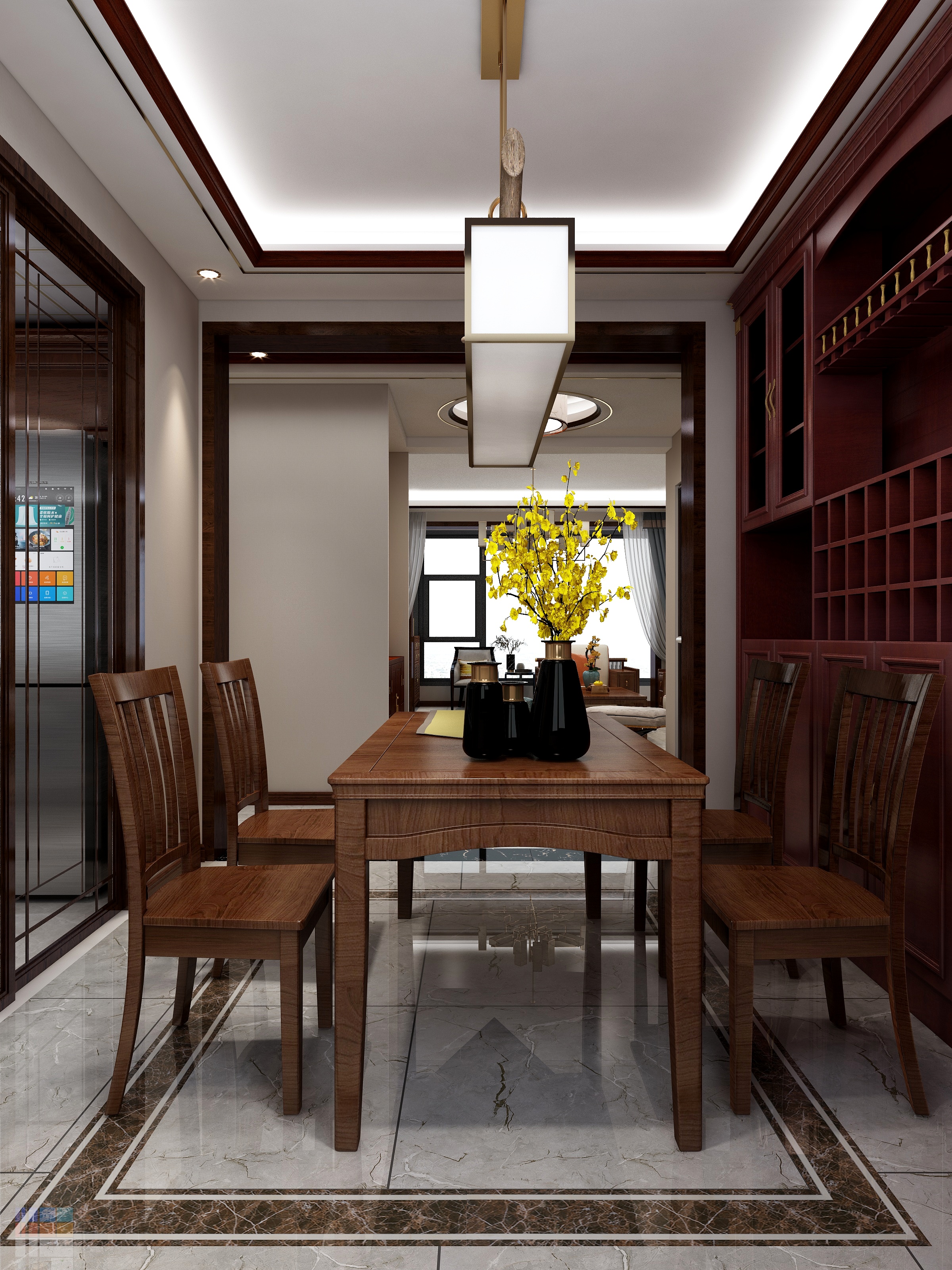 林连杰-新中式装修效果图