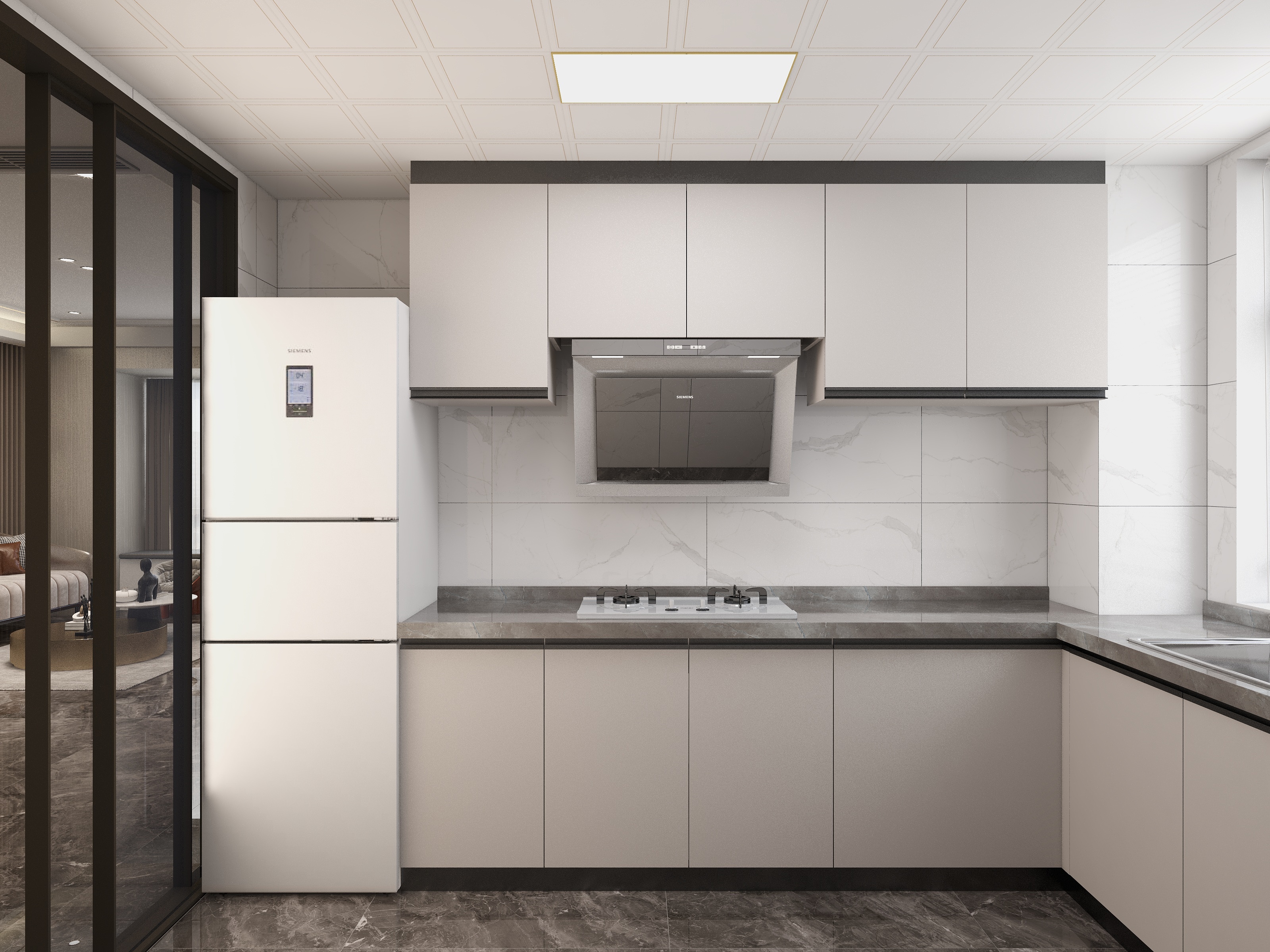 江众-《住宅》现代轻奢3居装修效果图