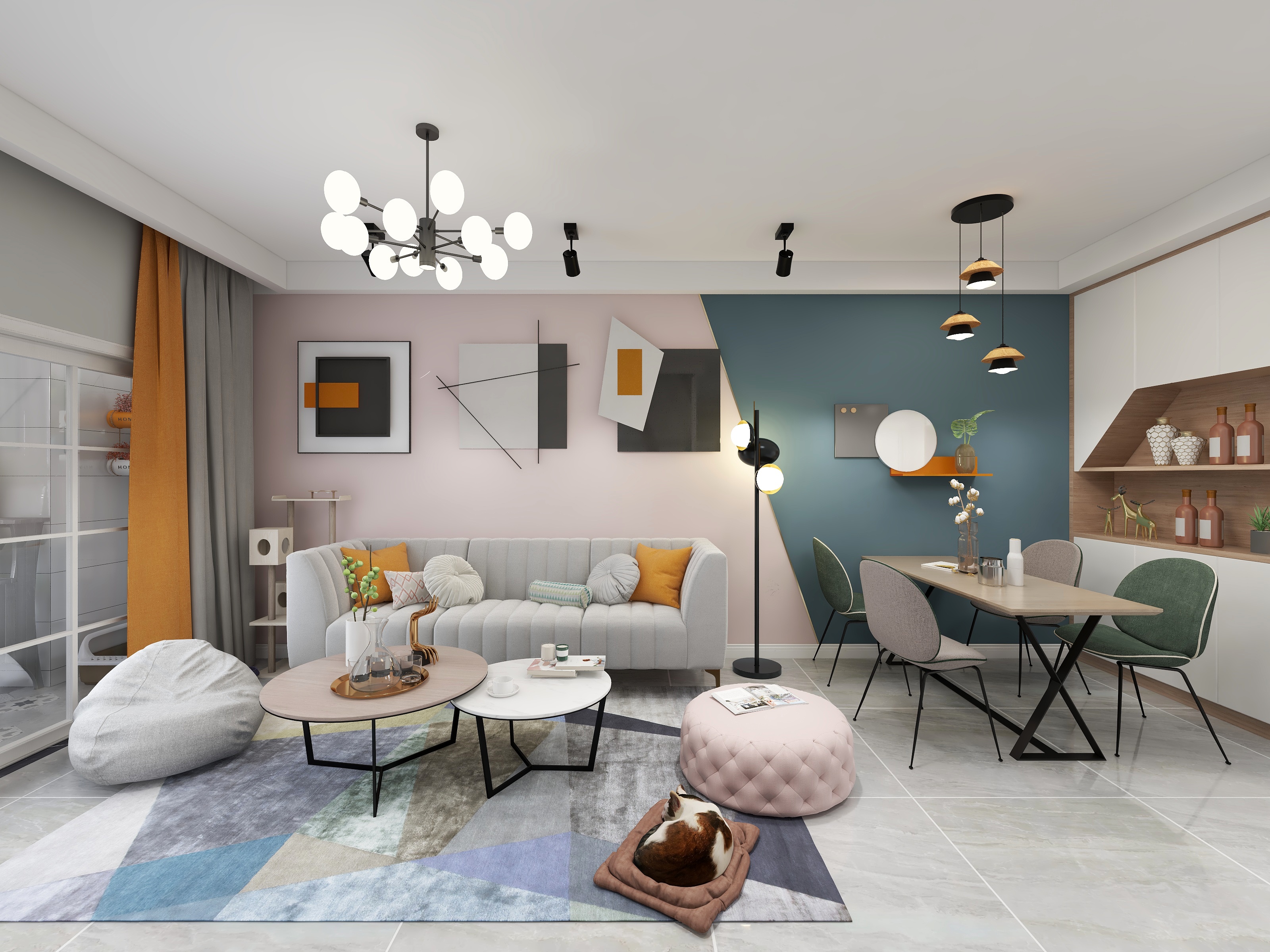 陳芸-北欧小蜗居-装修设计方案