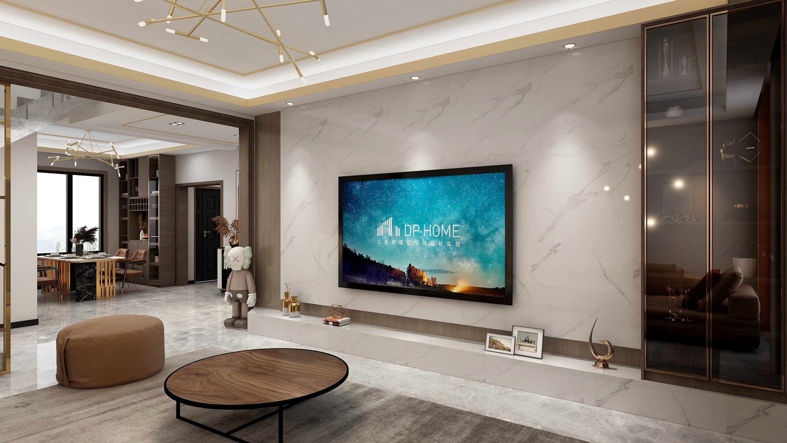 设计师金勇-御景园（现代轻奢）-装修设计方案