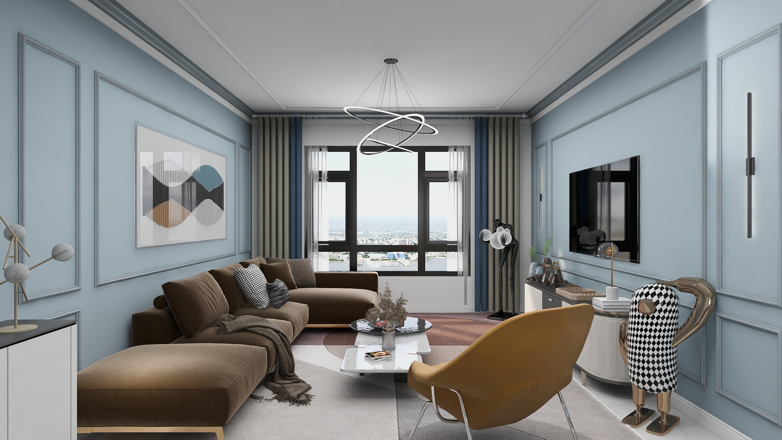 煜荣设计丨-现代风格[江北世家]-装修设计方案