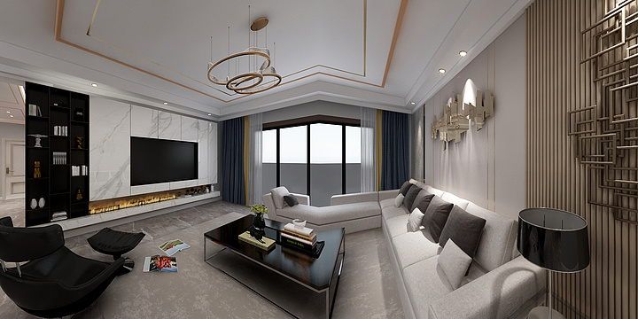 设计师Mr吴-海利华庭2栋01户型现代风格-装修设计方案