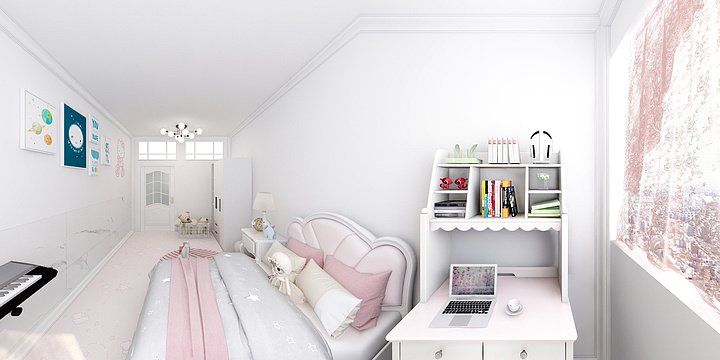 CarniverLee-宝贝媛媛の房间-装修设计方案