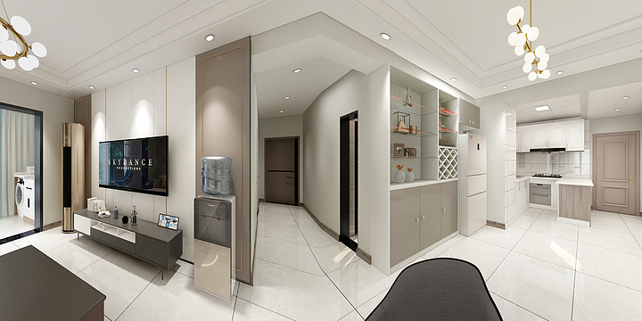 登超装饰-蔷薇国际G8栋效果图-装修设计方案