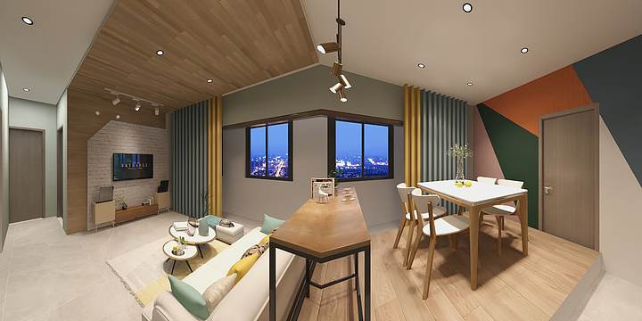 想吃糖的小女孩-瑞和园89.50㎡B户型3室2厅1卫-装修设计方案