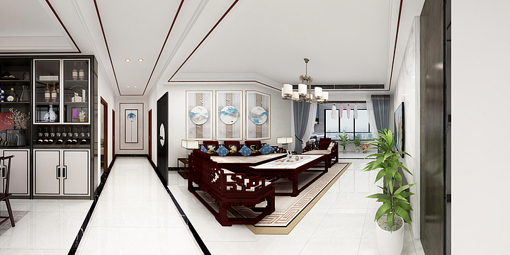 九品空间装饰-潍坊万特公馆-装修设计方案