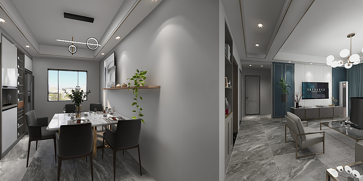 霍山好莱客-绿地滨湖国际花都1101-装修设计方案