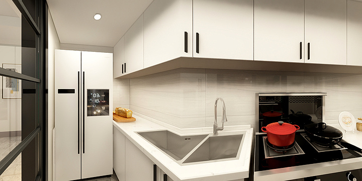 简阳欧偌尼全屋定制超市-蓝湖城邦现代-装修设计方案