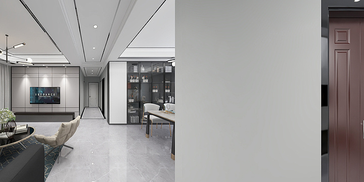 憶靈魂海-吾悦143（E-1）户型-现代-装修设计方案