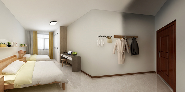 时应云-单身三人间-装修设计方案